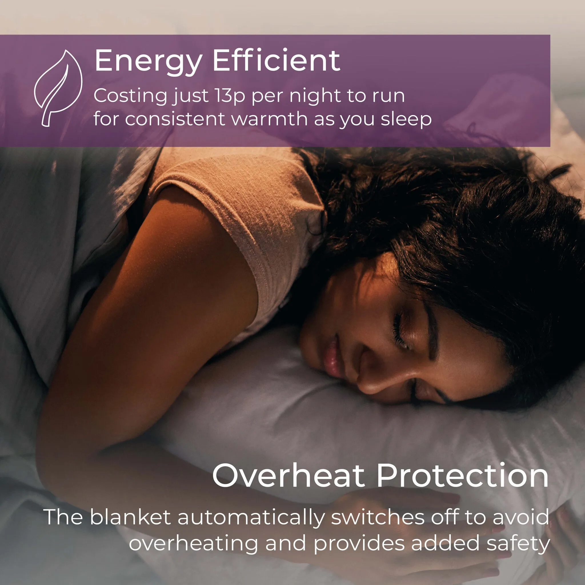 Carmen C81191 King Size Fitted Electric Under Blanket