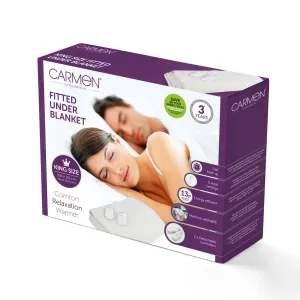 Carmen C81191 King Size Fitted Electric Under Blanket
