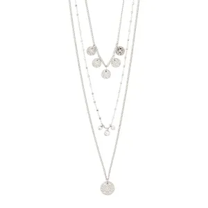 Carol Layered Necklace | Silver Plated | 3-in-1
