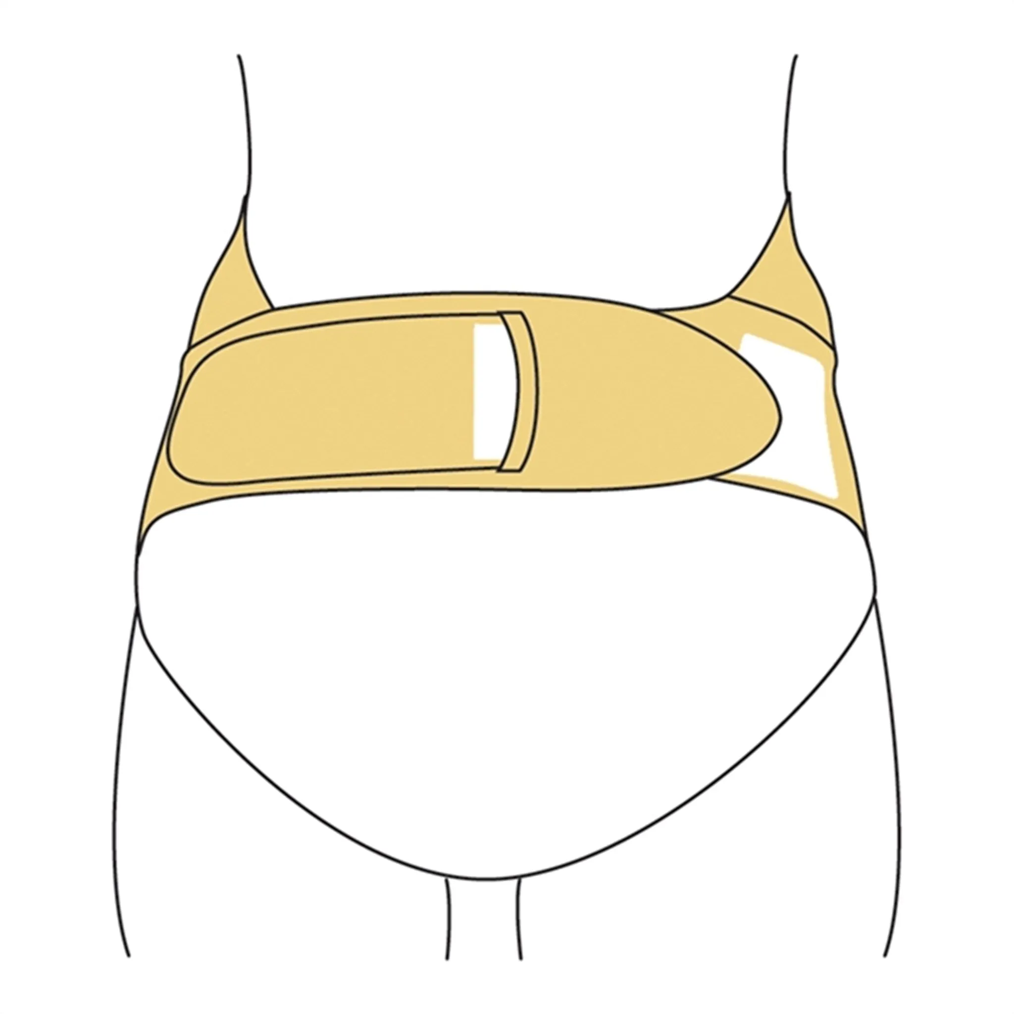 Carriwell Adjustable Support Belt Black
