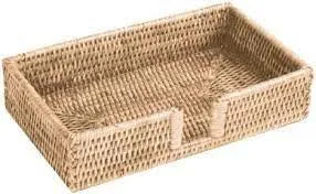 Caspari | Rattan Napkin Holder