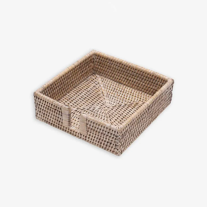 Caspari | Rattan Napkin Holder