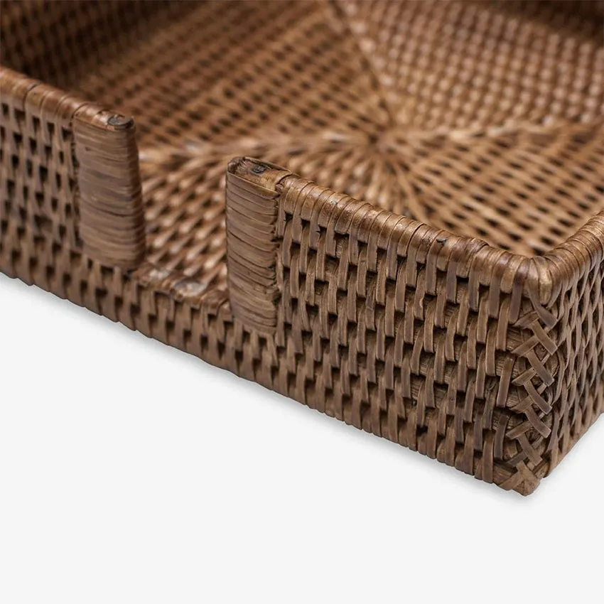 Caspari | Rattan Napkin Holder