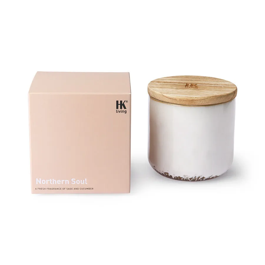 Ceramic Scented Candle: Northern Soul