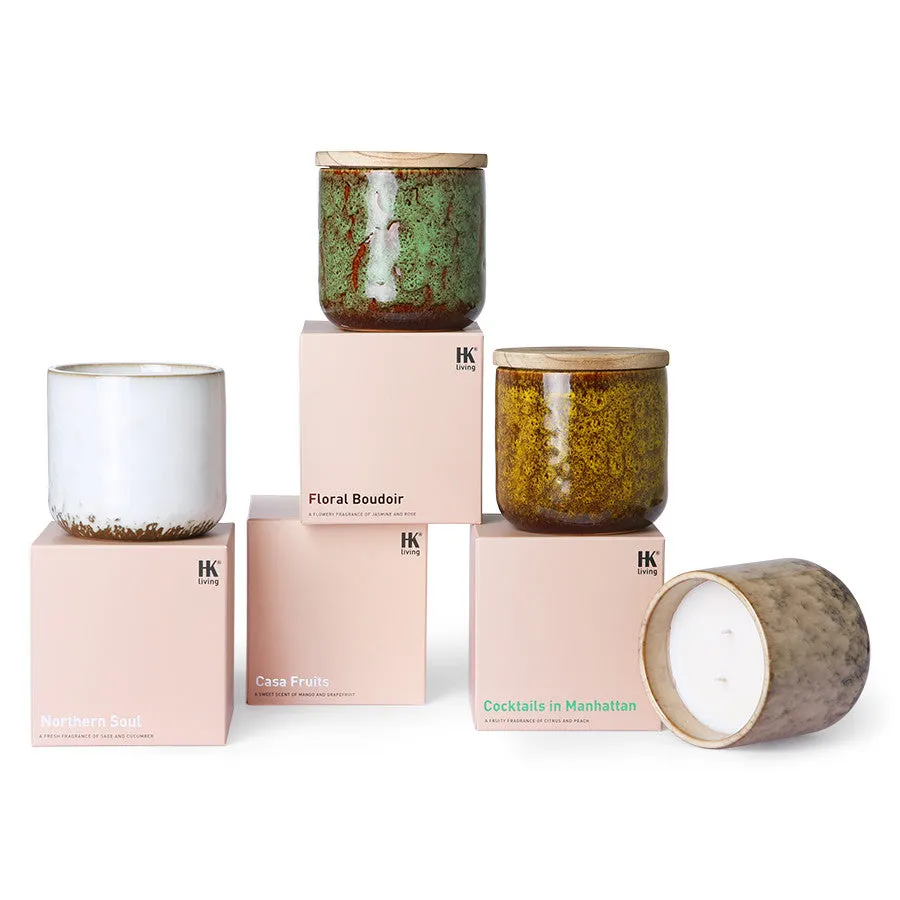 Ceramic Scented Candle: Northern Soul