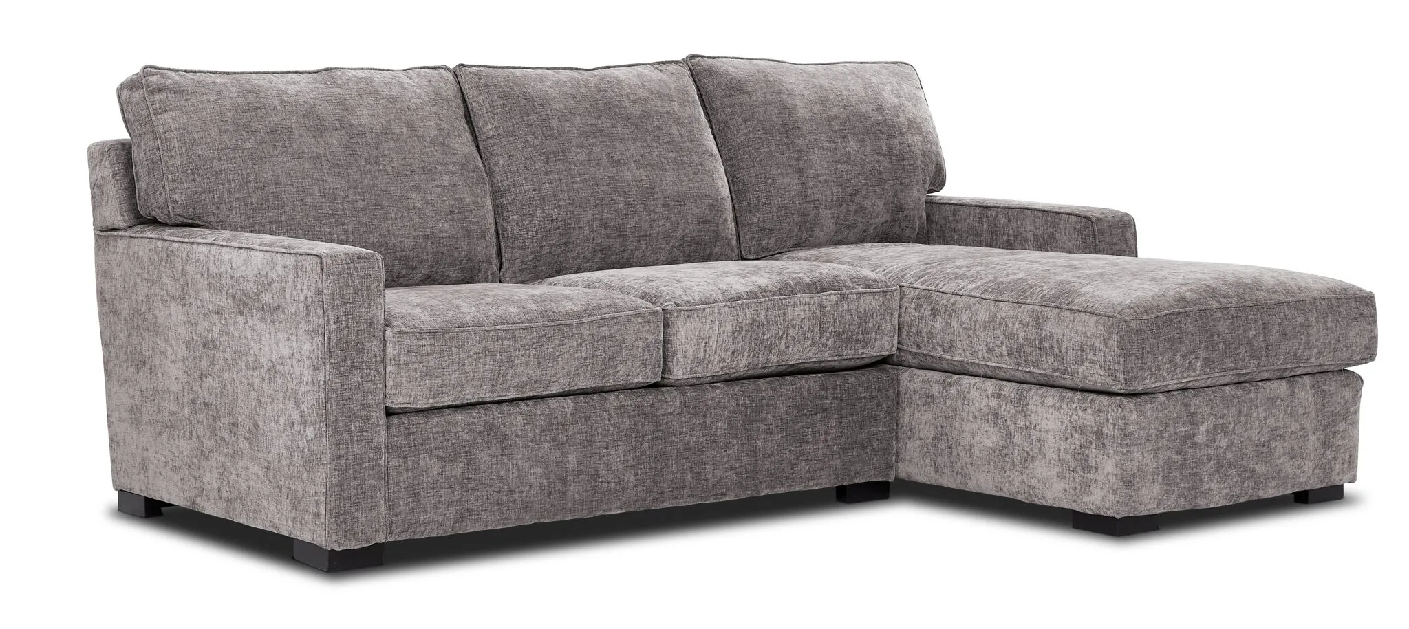 Charlotte 2-Piece Sectional with Right-Facing Chaise - Smoke