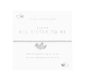 Children's A Little 'Big Sister To Be' Bracelet | Silver Plated