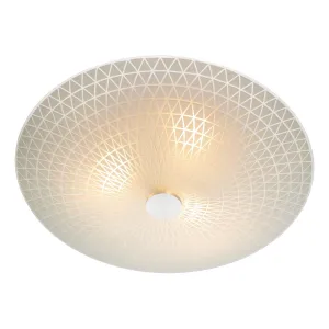 COL522 3 Light Glass Flush Light