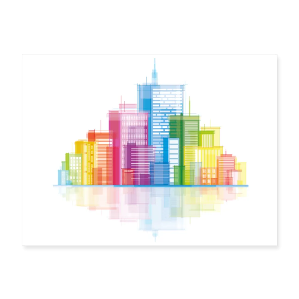 COLOR LINE Poster 24x18