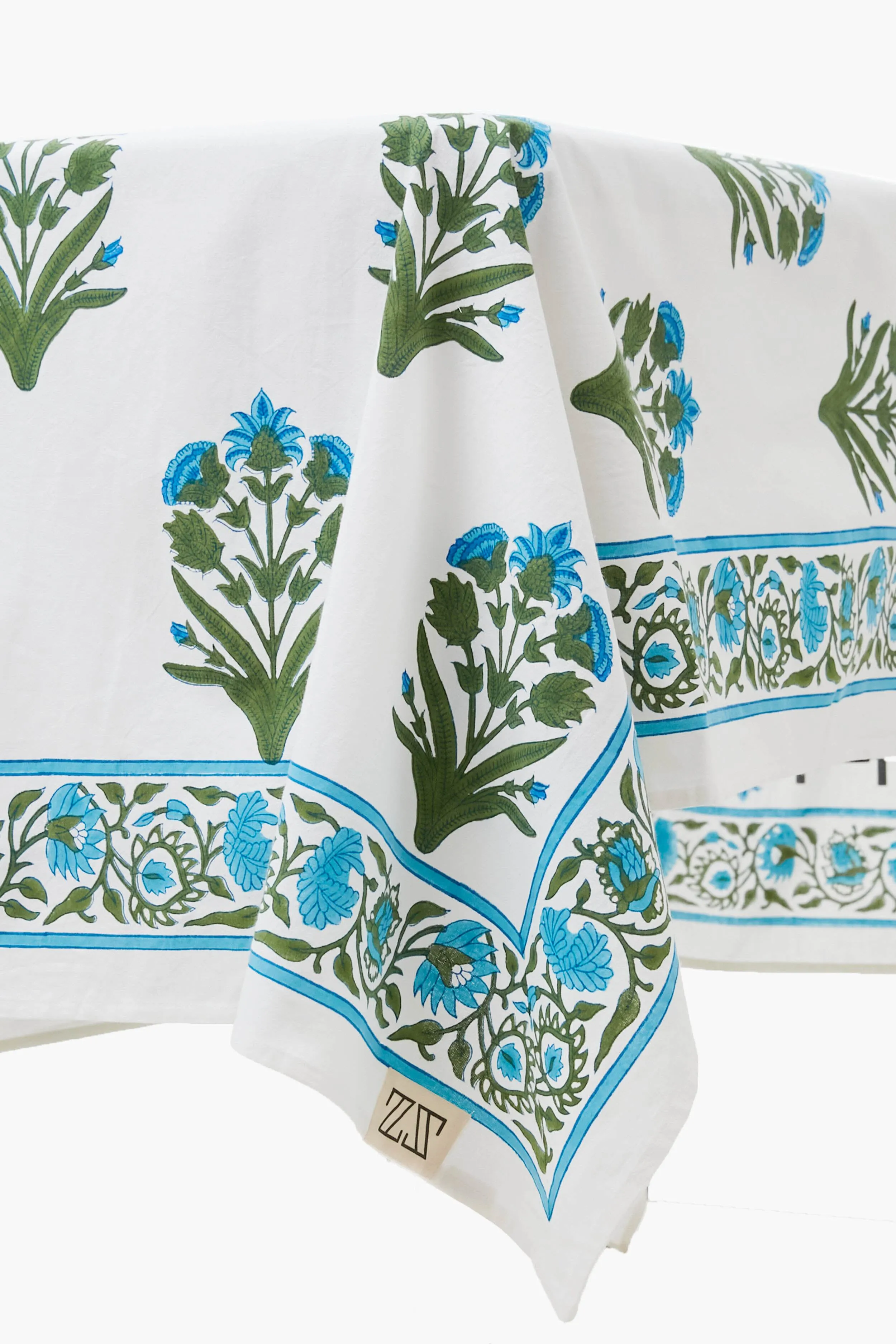 Cornflower Blue Palladio Garden Small Tablecloth