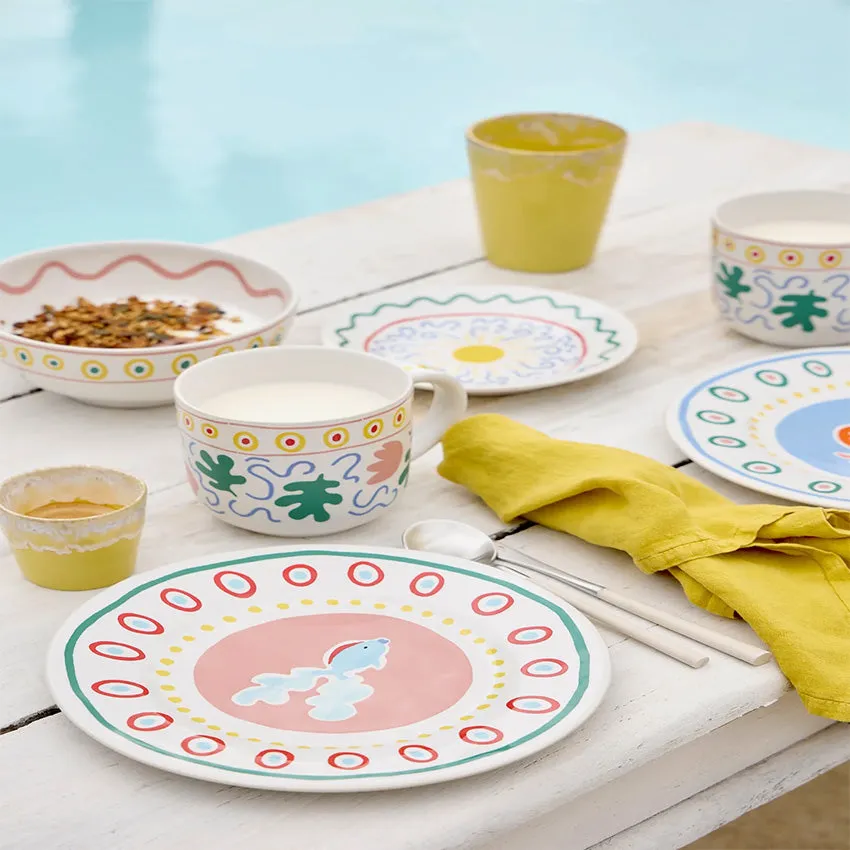 Costa Nova | Summer Bliss Salad/Dessert Plate - Guppy