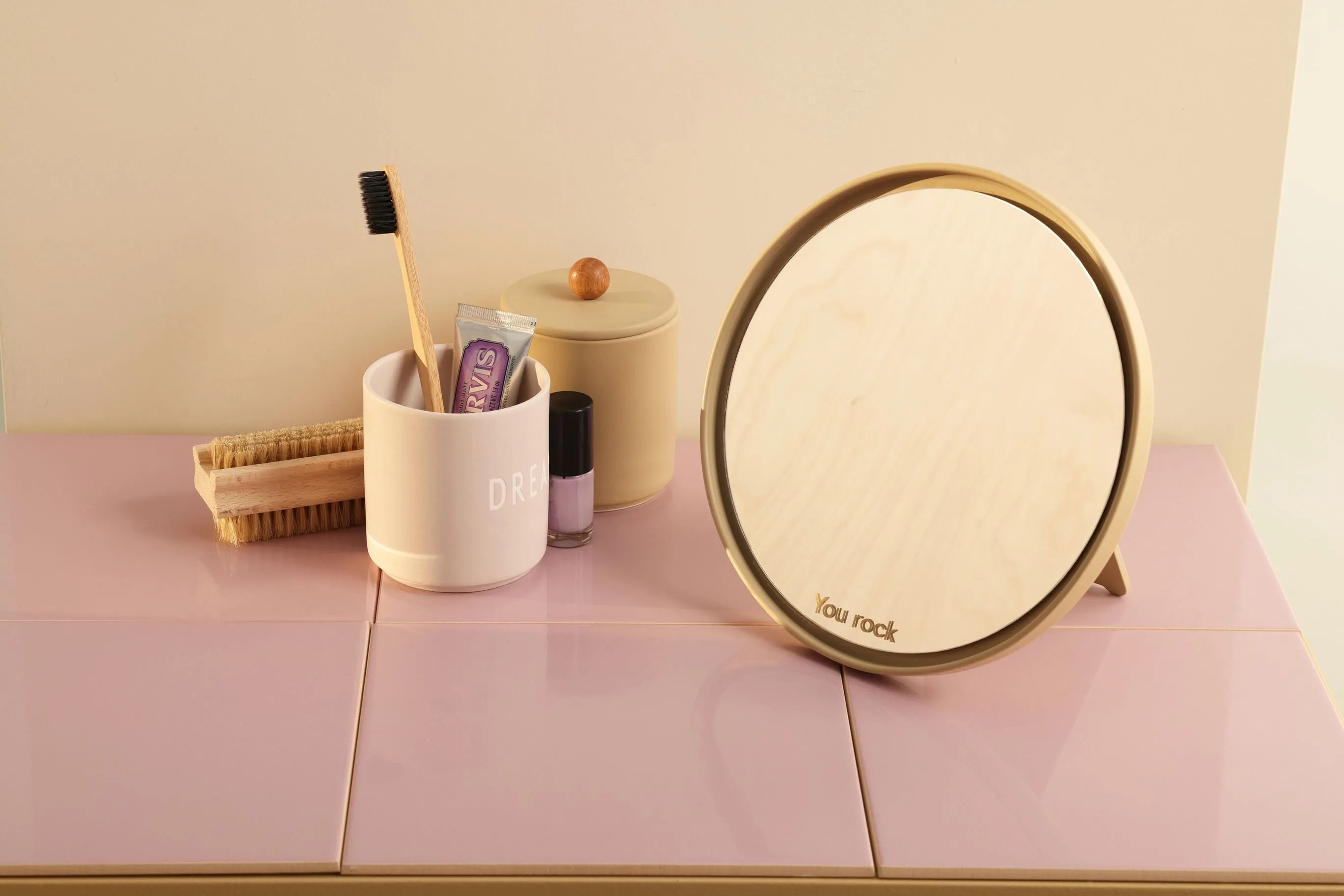 Design Letters Mirror Mirror, Beige