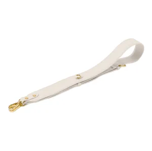 Detachable Vegan Leather Bag Strap | Off White
