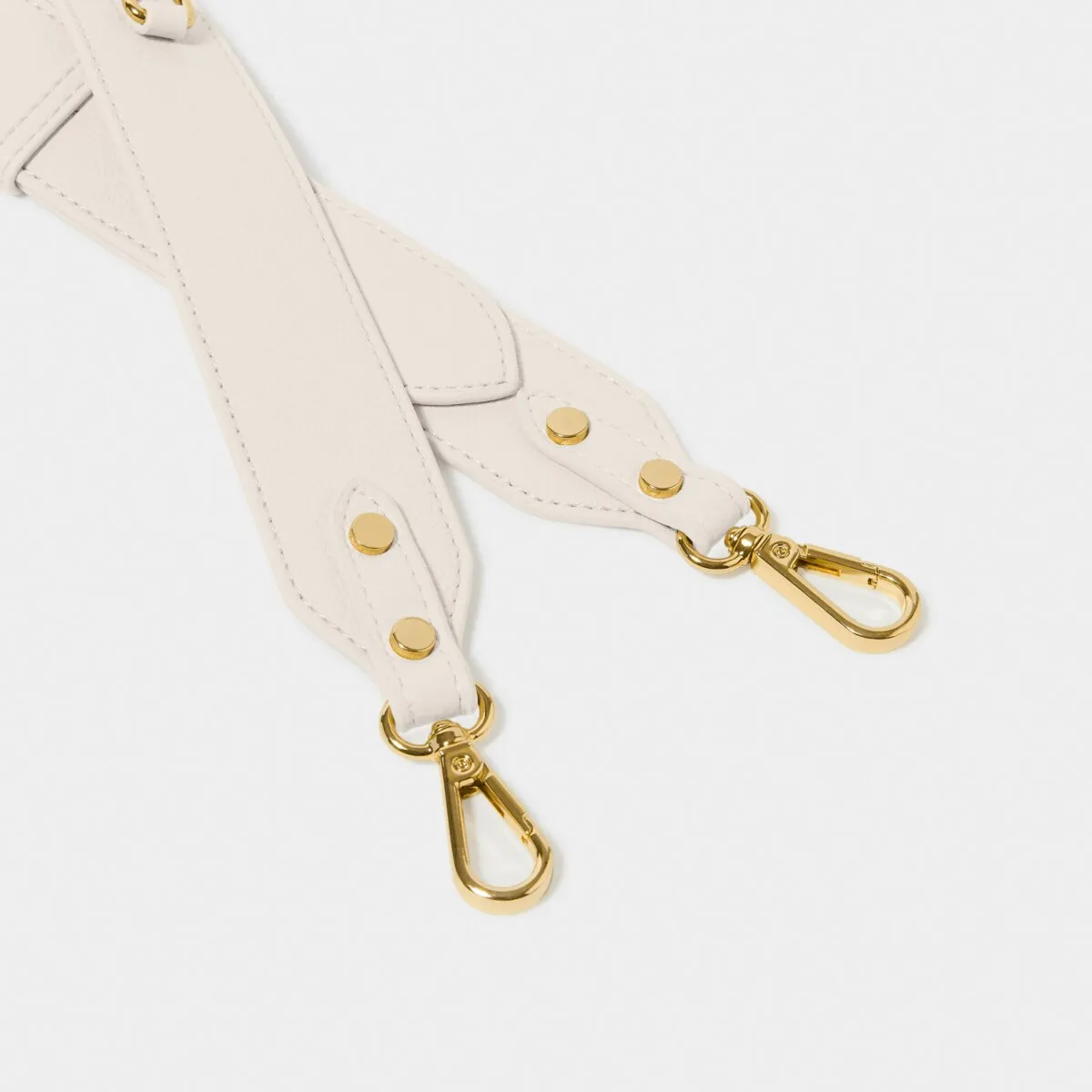 Detachable Vegan Leather Bag Strap | Off White
