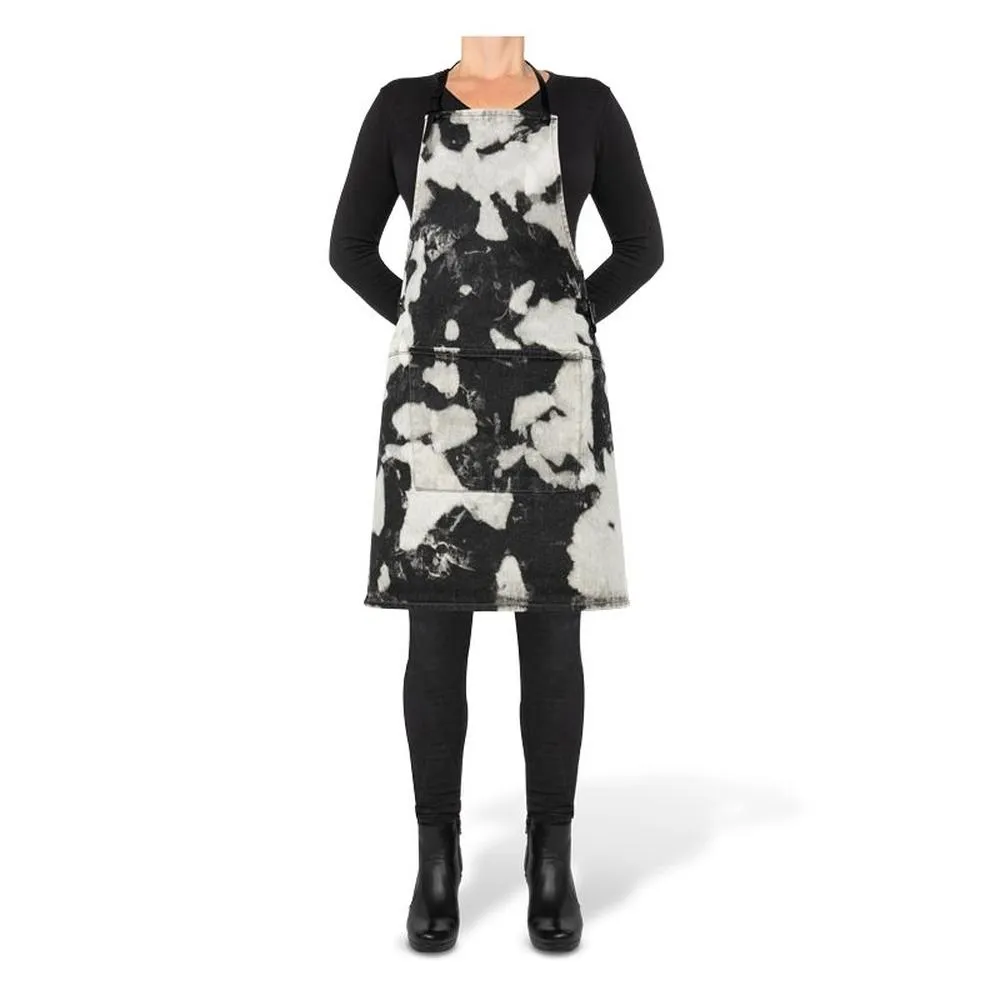Dutchdeluxes Apron In Bbq Style, Black Stained