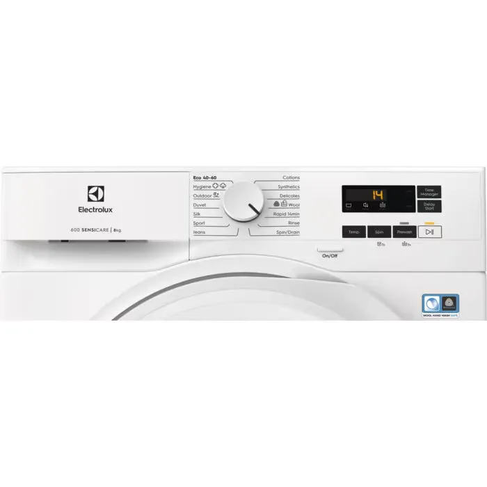Electrolux 8KG 1400RPM Freestanding Washing Machine - White | EFI61841B