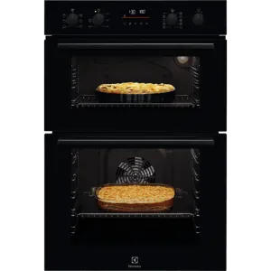 Electrolux Surround Cook Built In Double Oven Black | EDFDC46K