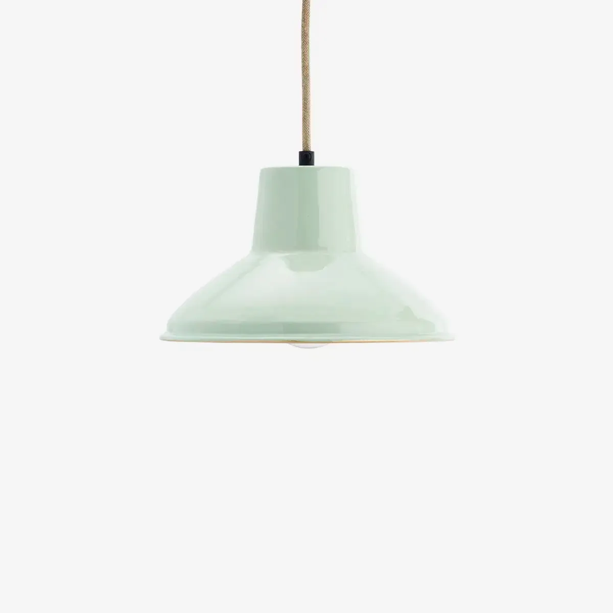 Enamel Ceiling Lamp - Sage