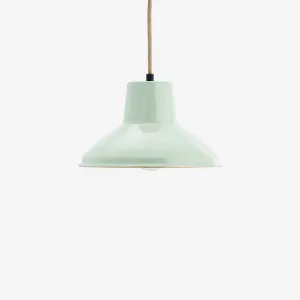 Enamel Ceiling Lamp - Sage