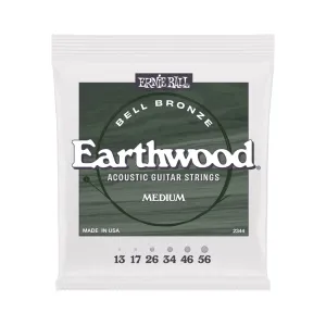 Ernie Ball 2344 Earthwood Bell Bronze Acoustic Guitar Strings - .013-.056 Medium