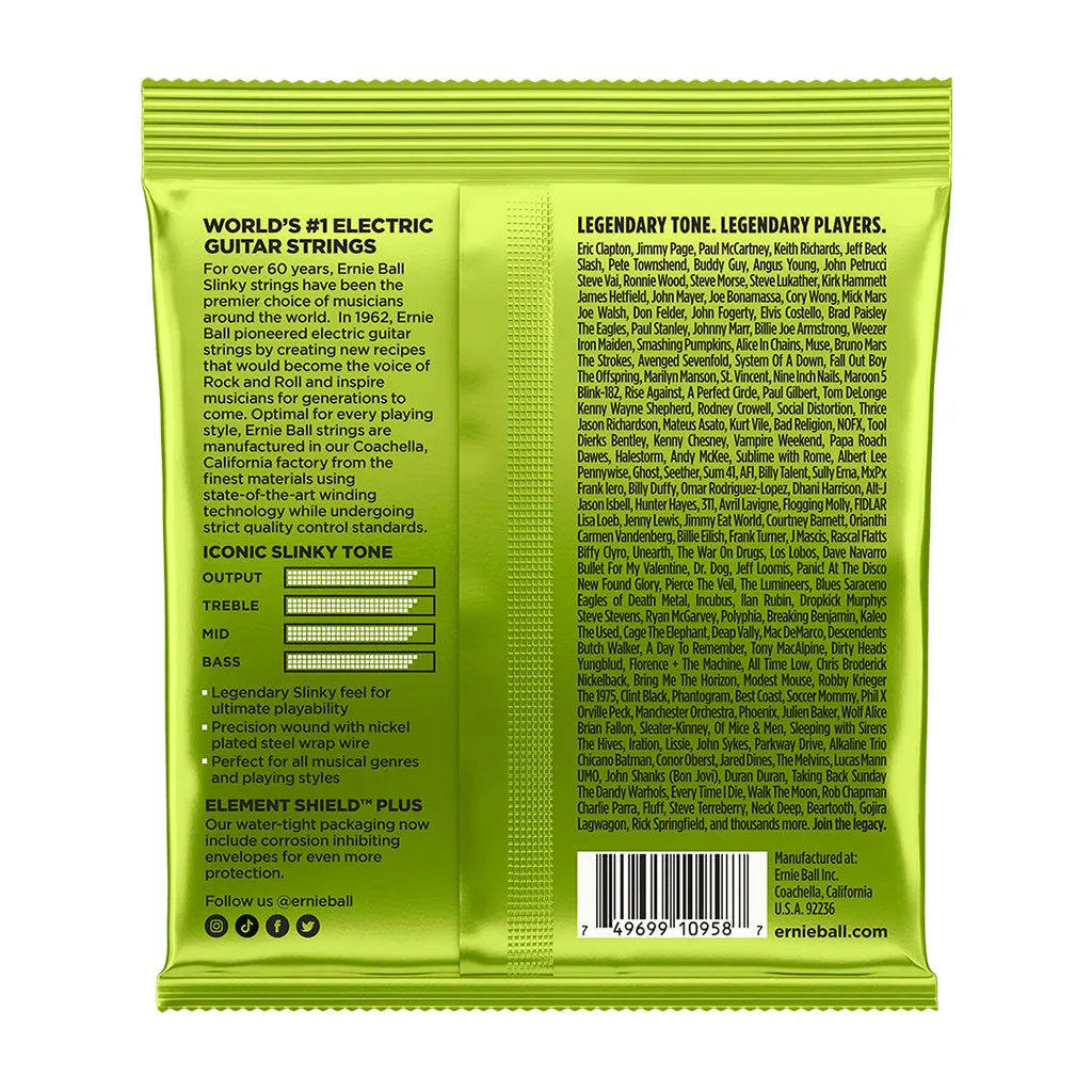 Ernie Ball P02629 Regular Slinky 8-String Nickel Wound Electric Guitar Strings 10-74 Gauge