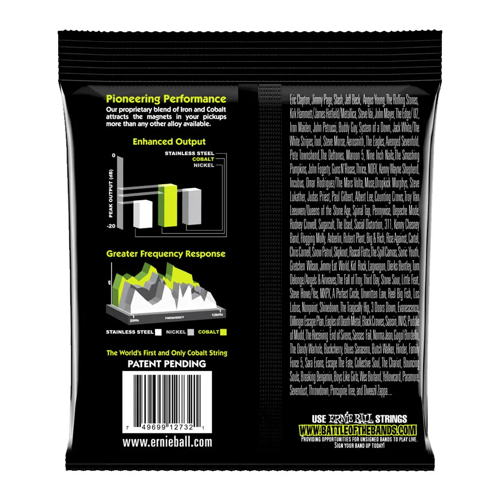 Ernie Ball Regular Slinky Cobalt Electric Bass Strings, 50-105 Gauge
