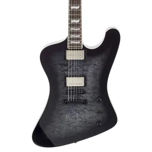 ESP LTD Phoenix-1000 QM Electric Guitar - See-thru Black Sunburst