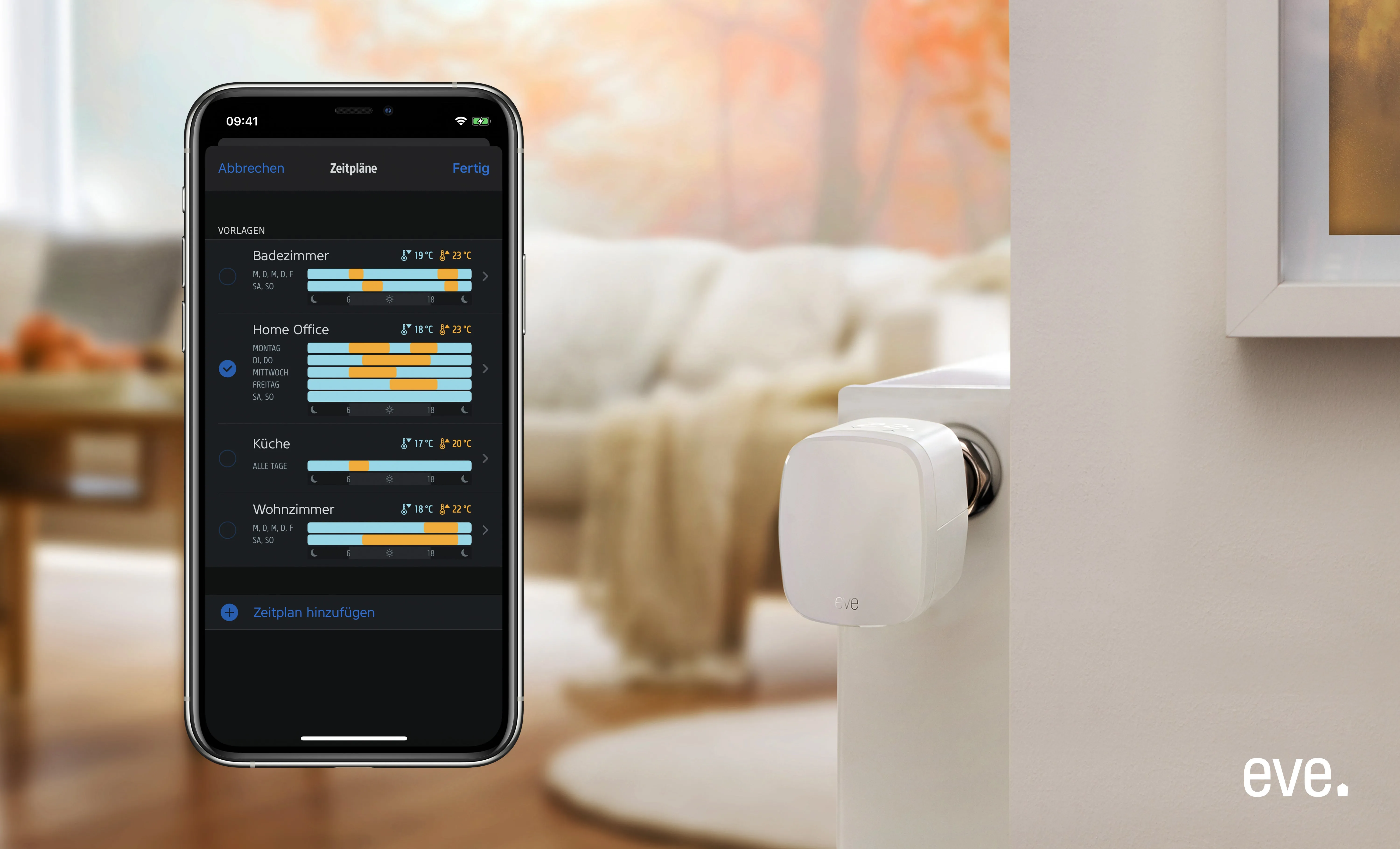 Eve Thermo Smart radiator valve with Apple HomeKit technology