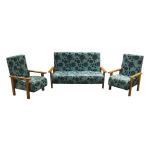 Fauna Koki 3 1 1 Fabric Sofa Set Assorted Colors