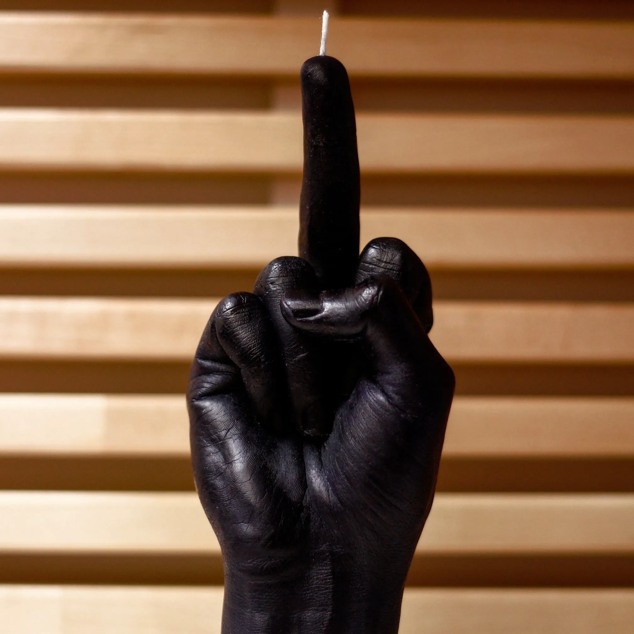 F*ck Hand Gesture Candle | Black