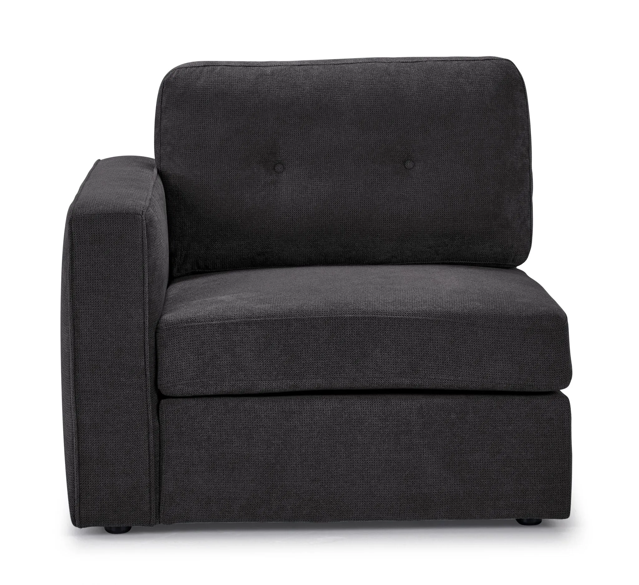 Feeling Connected - Connex 5-Piece Modular Sectional - Dark Grey