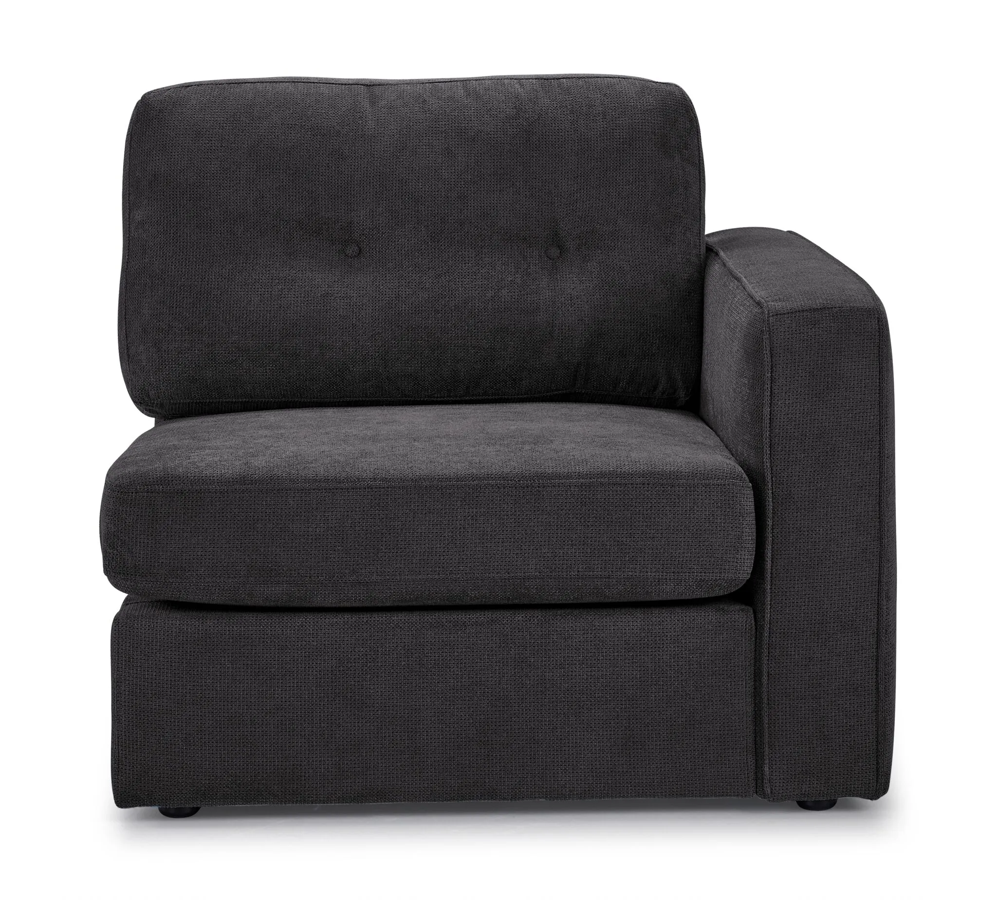 Feeling Connected - Connex 5-Piece Modular Sectional - Dark Grey