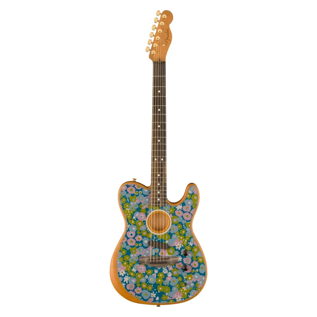 Fender American Acoustasonic Telecaster - Blue Flower