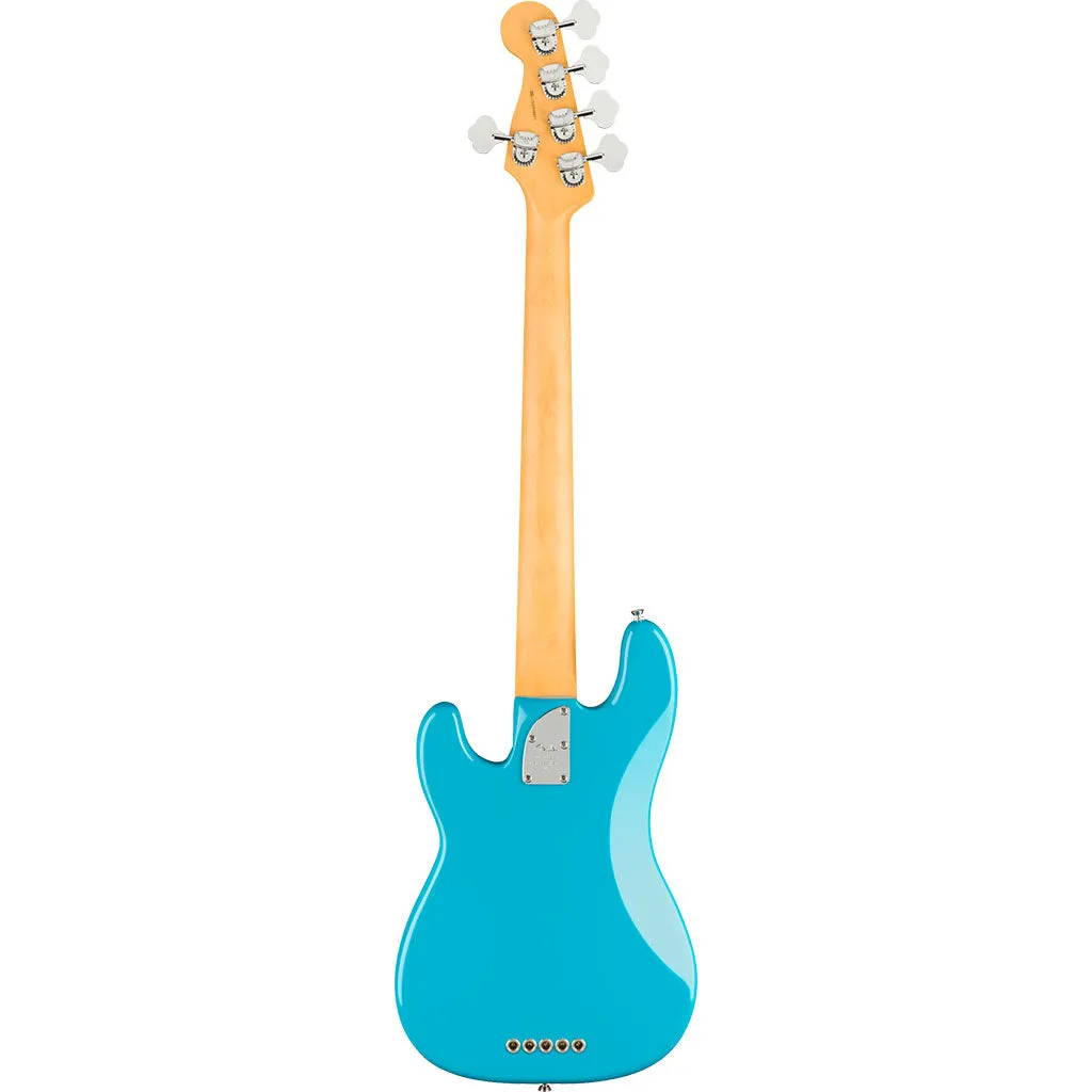 Fender - American Professional II Precision Bass V - Maple Fingerboard - Miami Blue