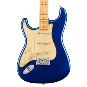 Fender - American Ultra Stratocaster Left-Hand, Maple Fingerboard, Cobra Blue