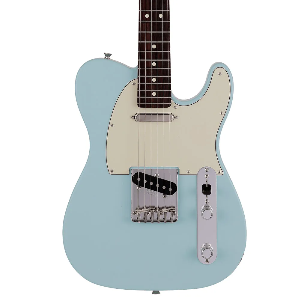 Fender Made in Japan Junior Collection Telecaster, Rosewood Fingerboard, Satin Daphne Blue