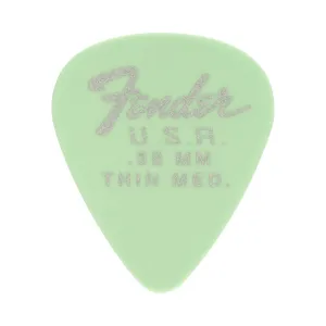 Fender Original Delrin Guitar Picks 12-pack - .58mm Surf Green