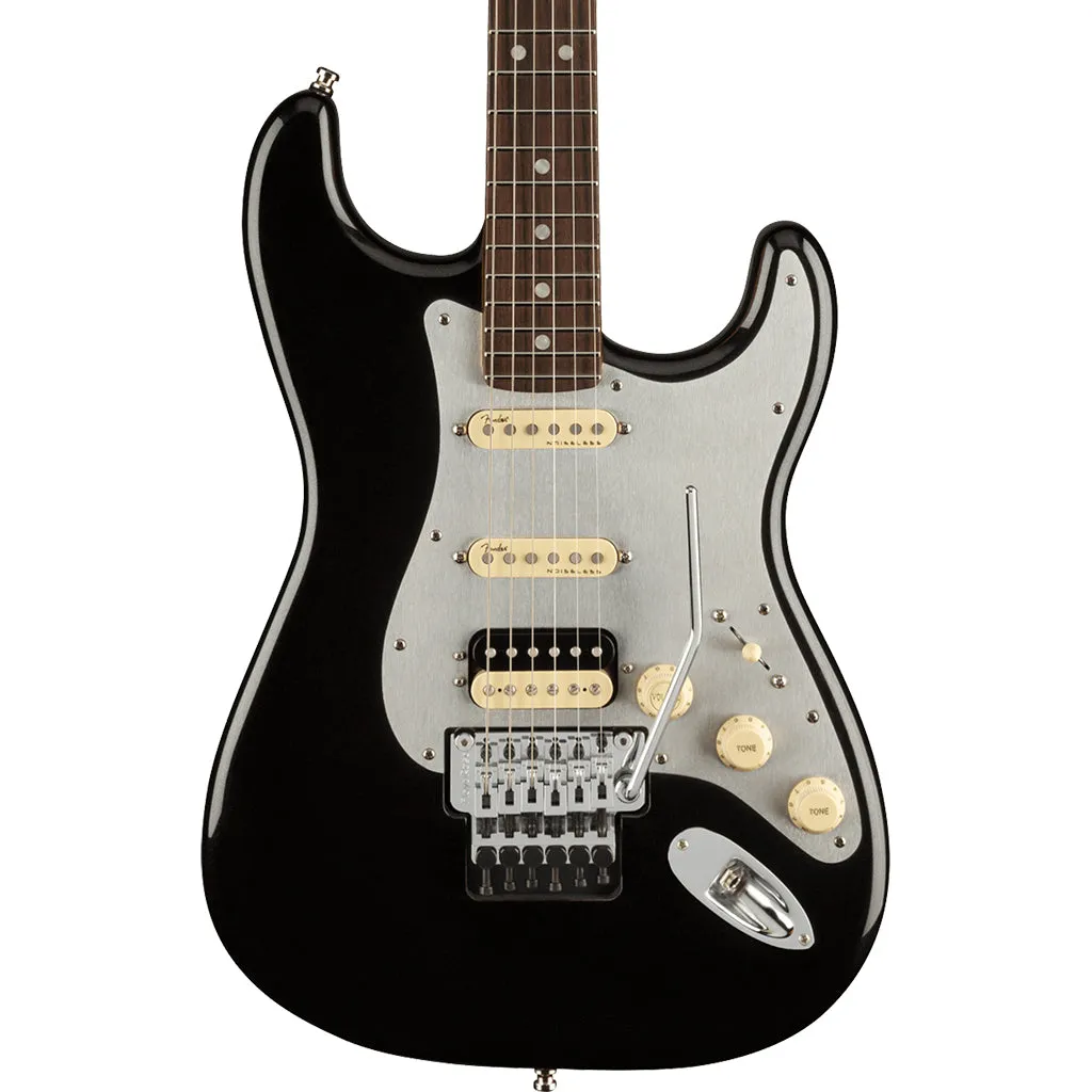 Fender - Ultra Luxe Stratocaster Floyd Rose HSS - Rosewood Fingerboard - Mystic Black