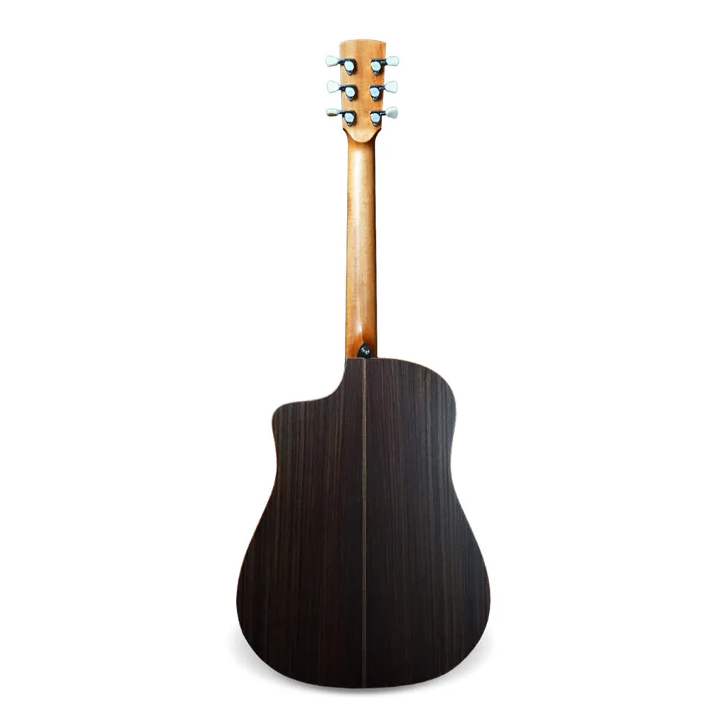 Fenech VT Pro Rosewood Dreadnought With Cut Away  Spruce / Rosewood