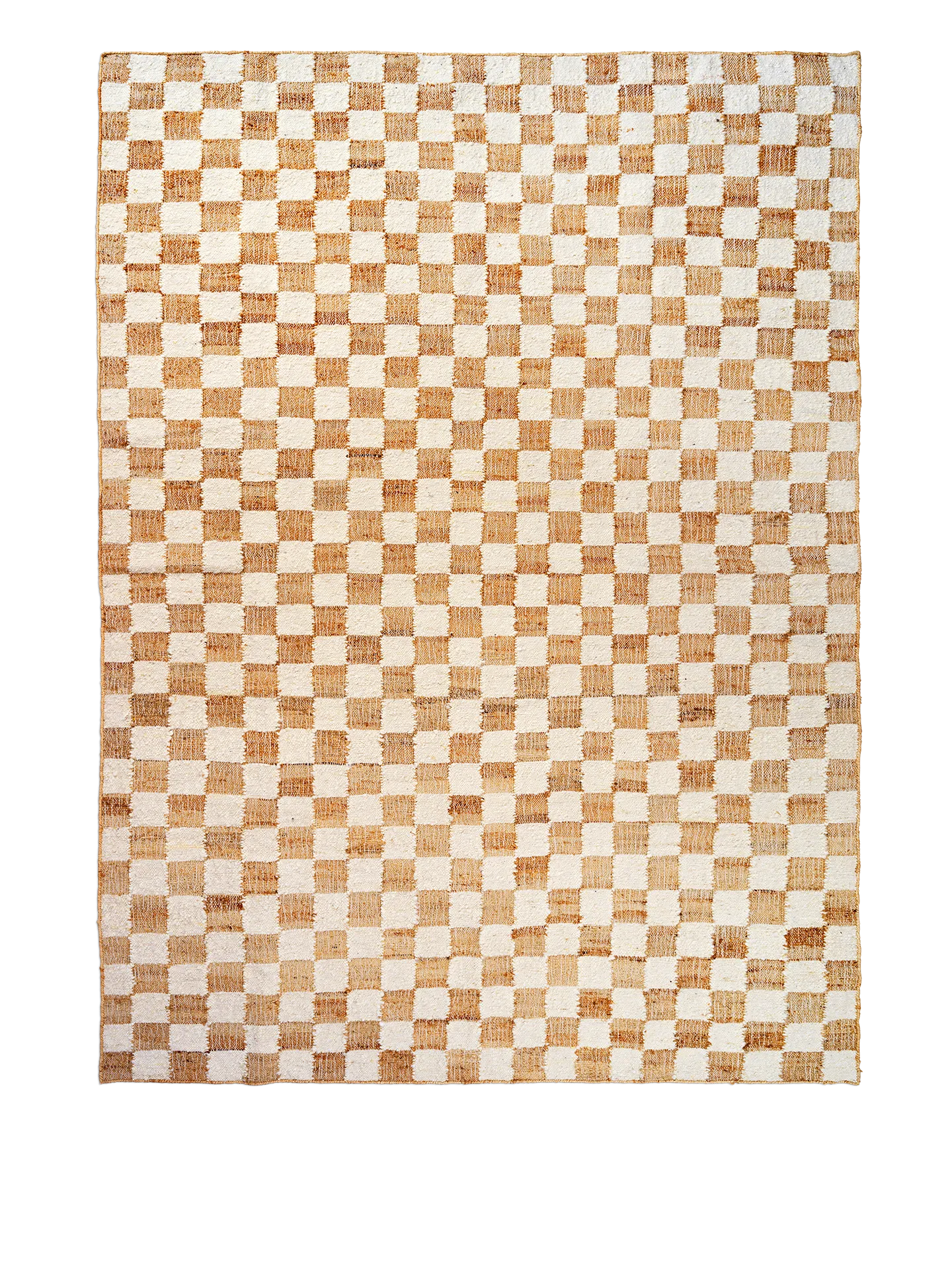 Ferm Living Check Wool Jute Rug 200 X 300 Off White/Natur