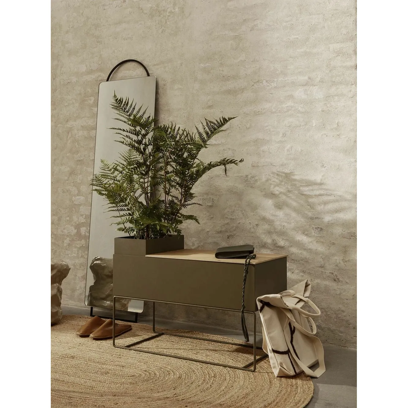 Ferm Living Eternal Oval Jute Rug Large, Natural