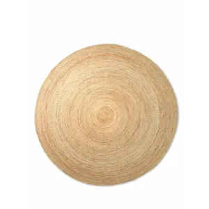 Ferm Living Eternal Round Jute Rug Large, Natural