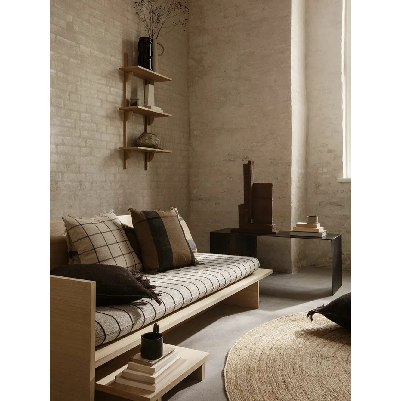 Ferm Living Eternal Round Jute Rug Large, Natural