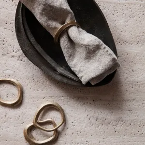 ferm LIVING | Flow Napkin Rings - Set of 4