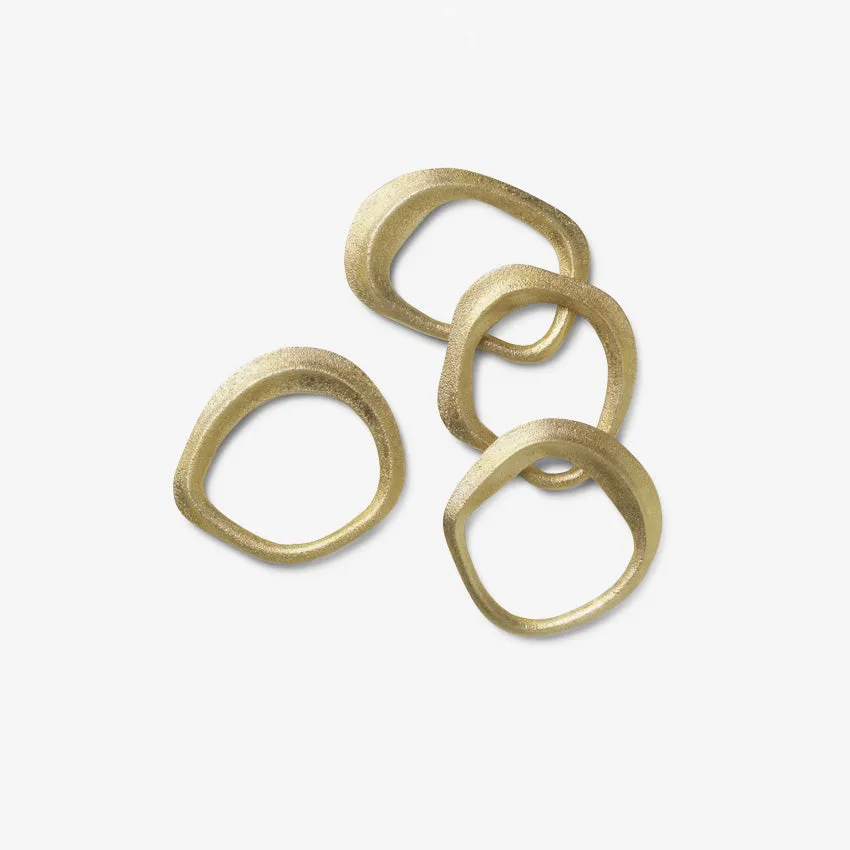 ferm LIVING | Flow Napkin Rings - Set of 4