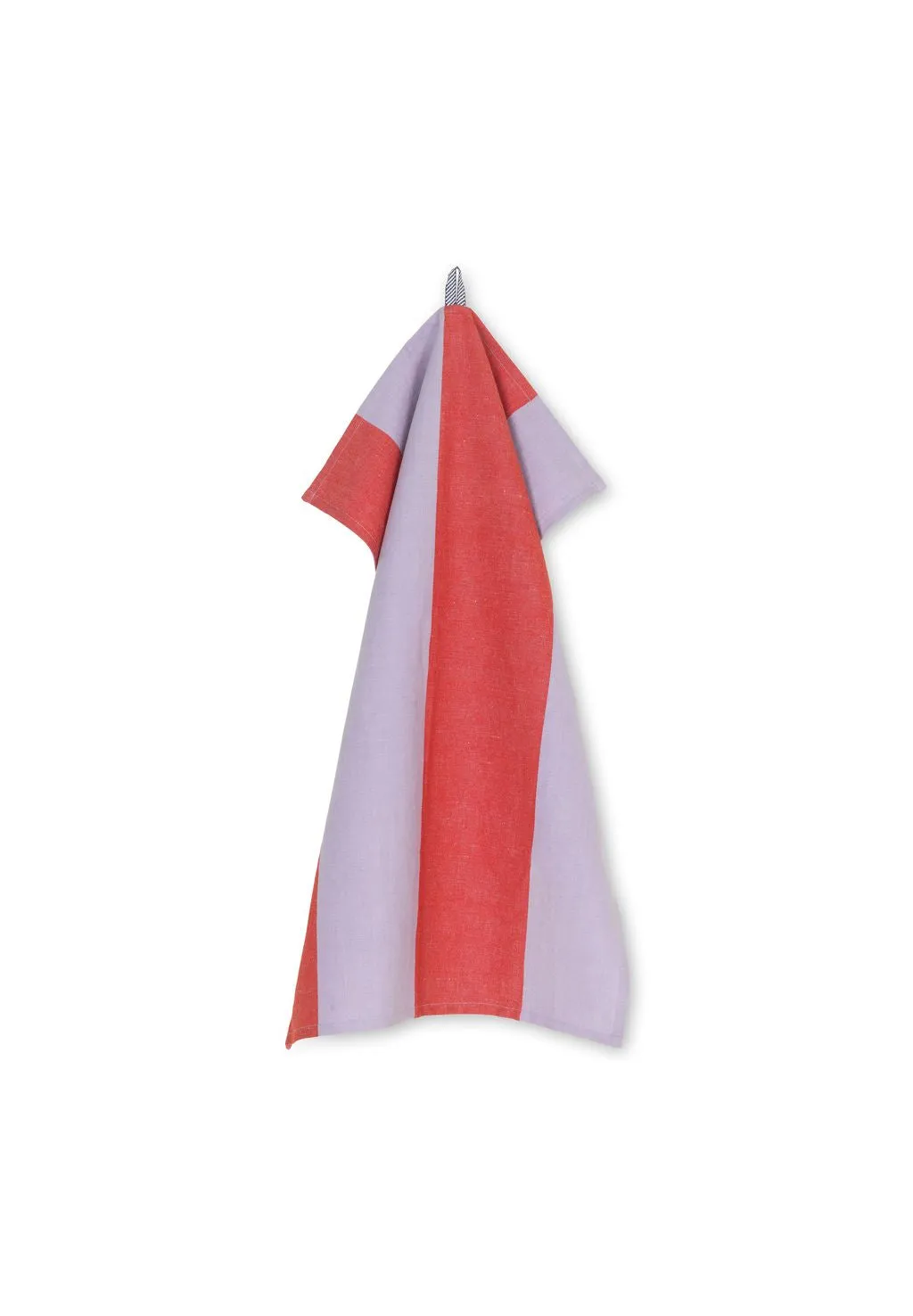 Ferm Living Hale Tea Towel, Red/Purple