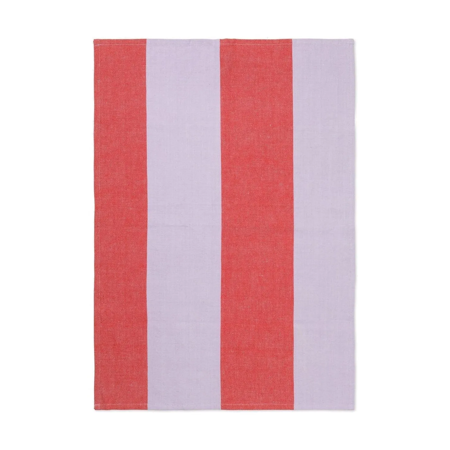 Ferm Living Hale Tea Towel, Red/Purple