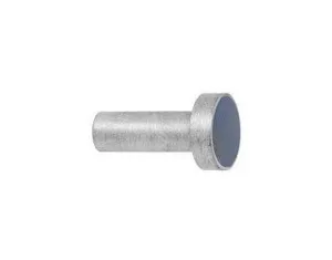 Ferm Living Hook Haken Edelstahl, Blauer Lapislazuli Ø2 cm