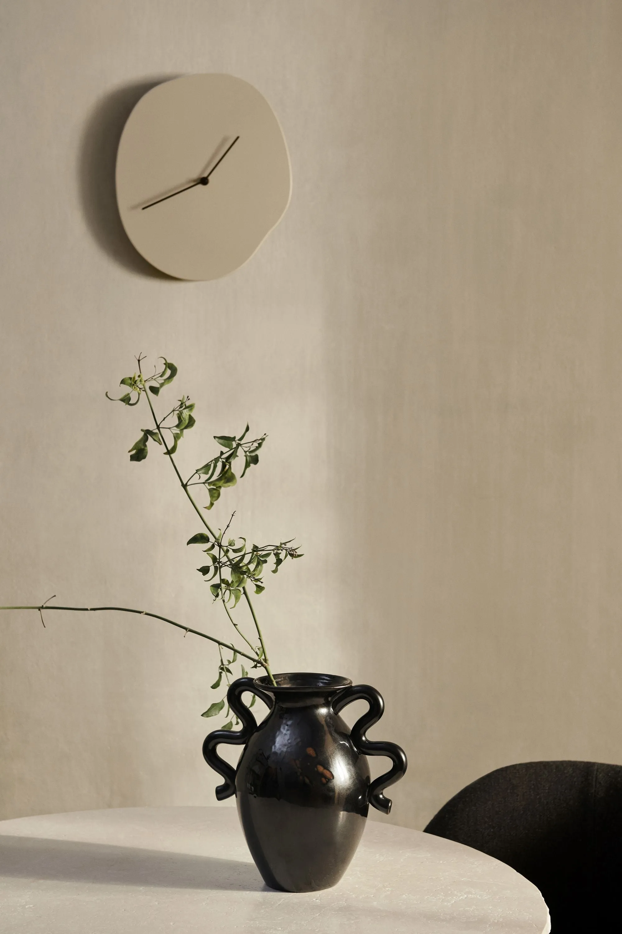 Ferm Living Melt Wall Clock, Cashmere