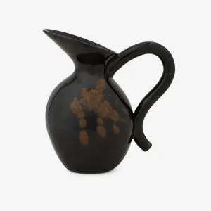 ferm LIVING | Verso Jug - Black with brown splash